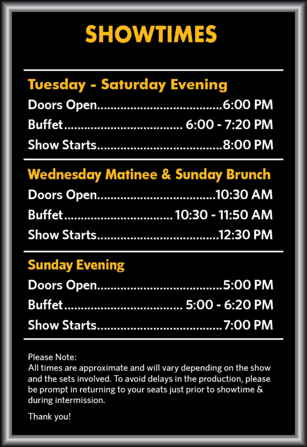 Toby's Dinner Theatre Columbia - Columbia, MD  Tickets, 2023-2024 Event  Schedule, Seating Chart