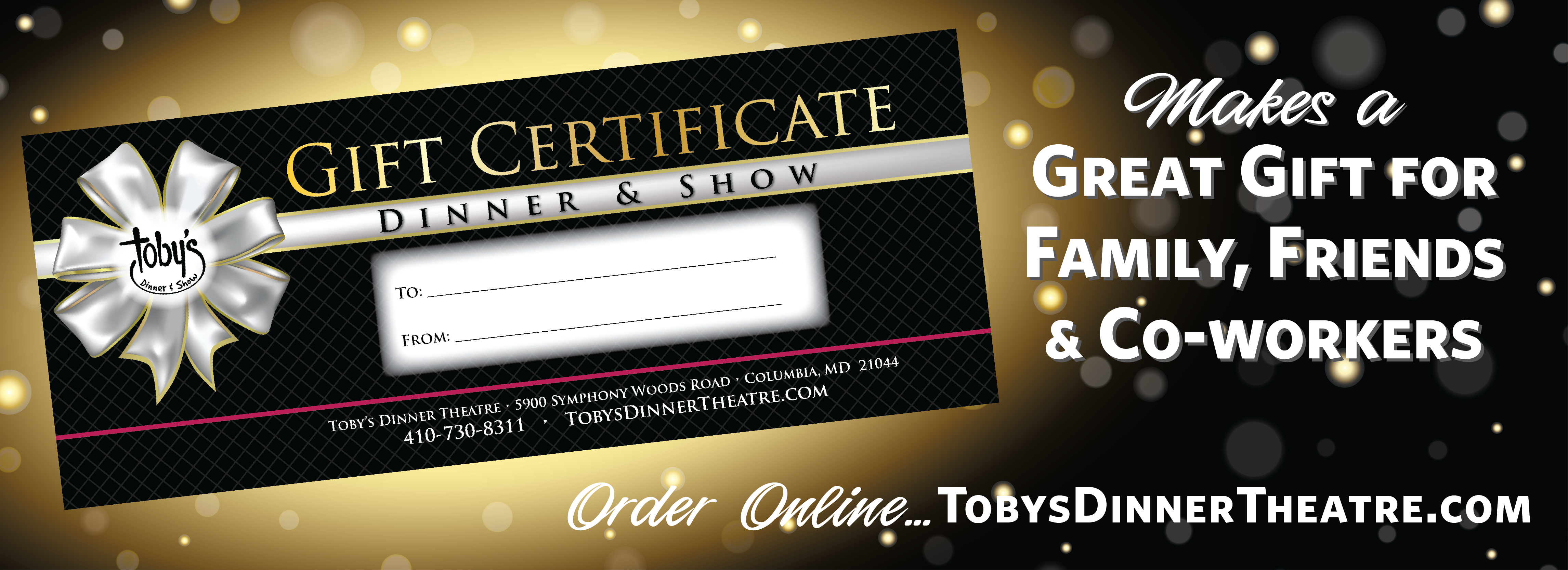 Buy Theatre Gift Vouchers, Available From £10